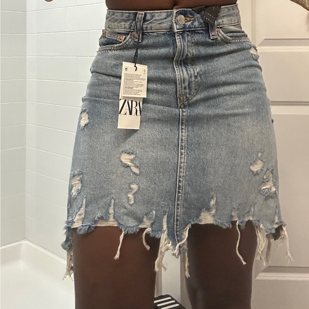 Denim Zara skirt